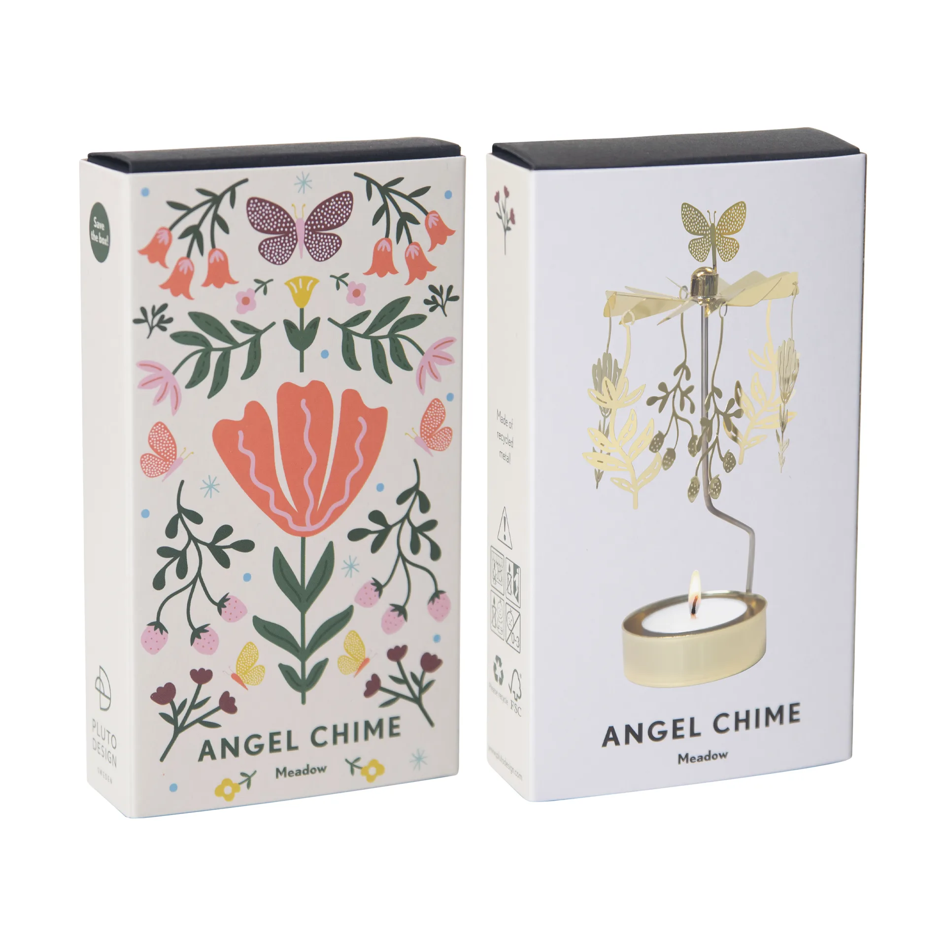 Meadow änglaspel, Guld Pluto Design