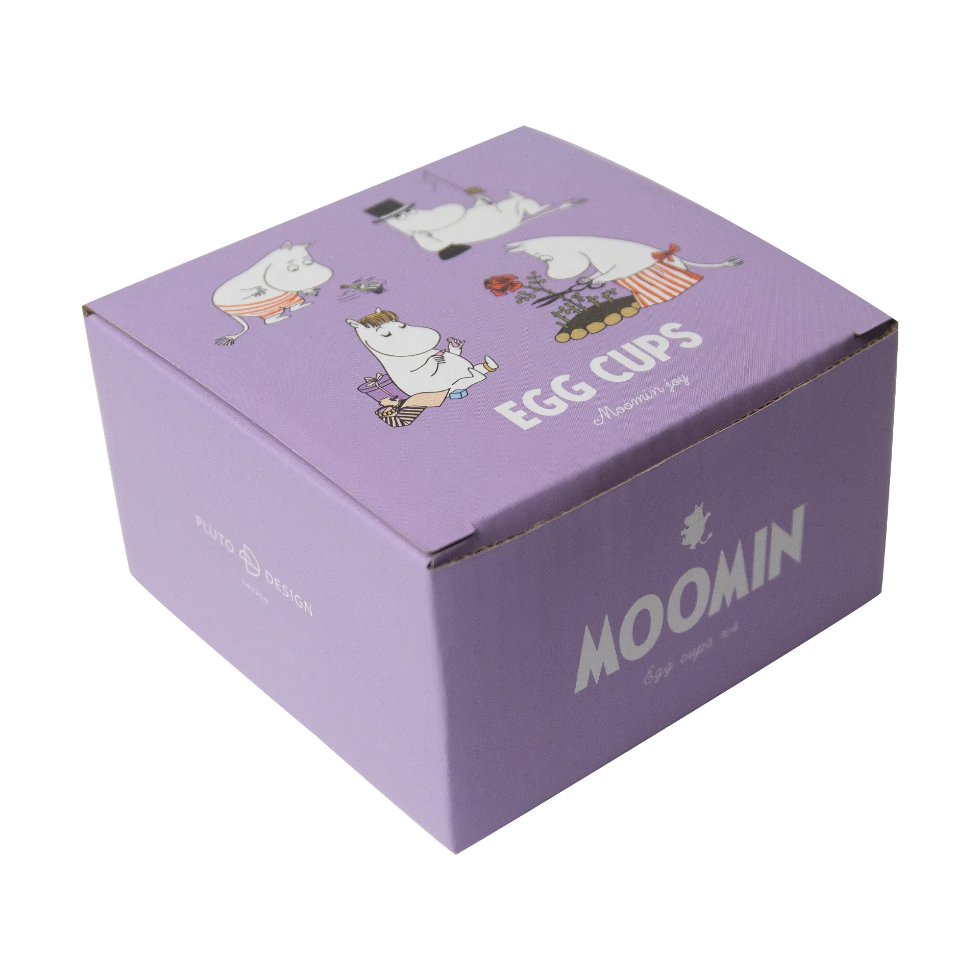 Mumin joy äggkopp 4 delar, Vit-multi Pluto Design