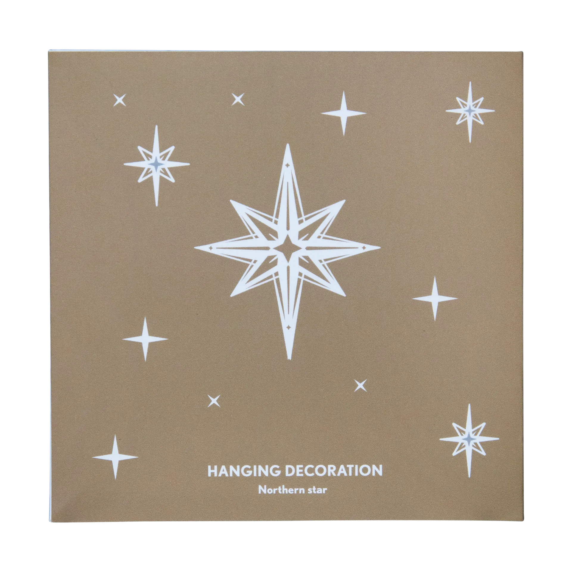 Northern Star L julhänge, Guld Pluto Design