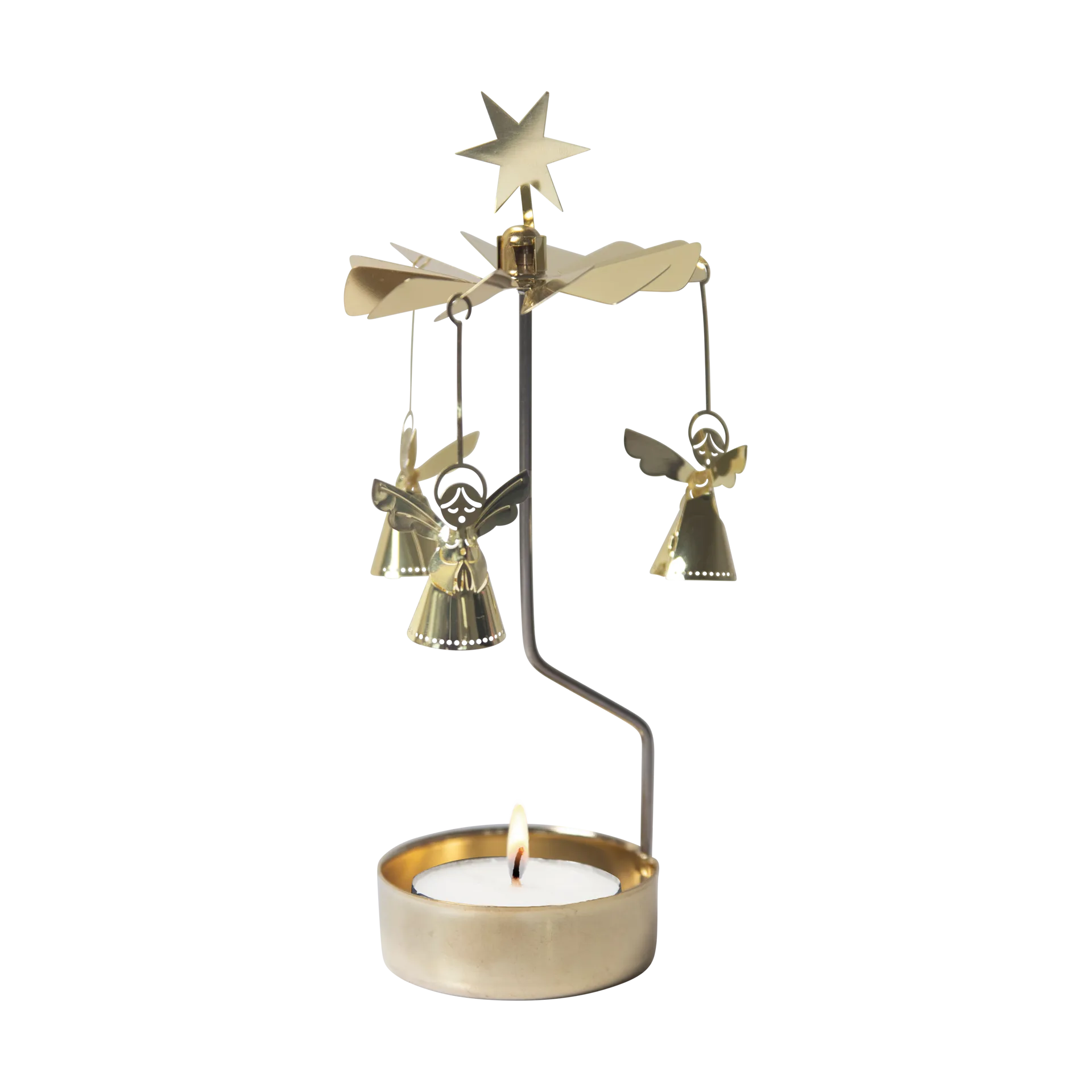 Singing angel 3D änglaspel, Guld Pluto Design