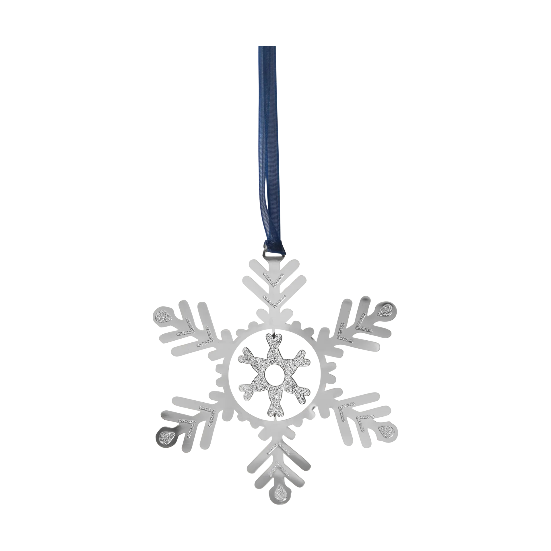 Snow fall julhänge, Silver Pluto Design