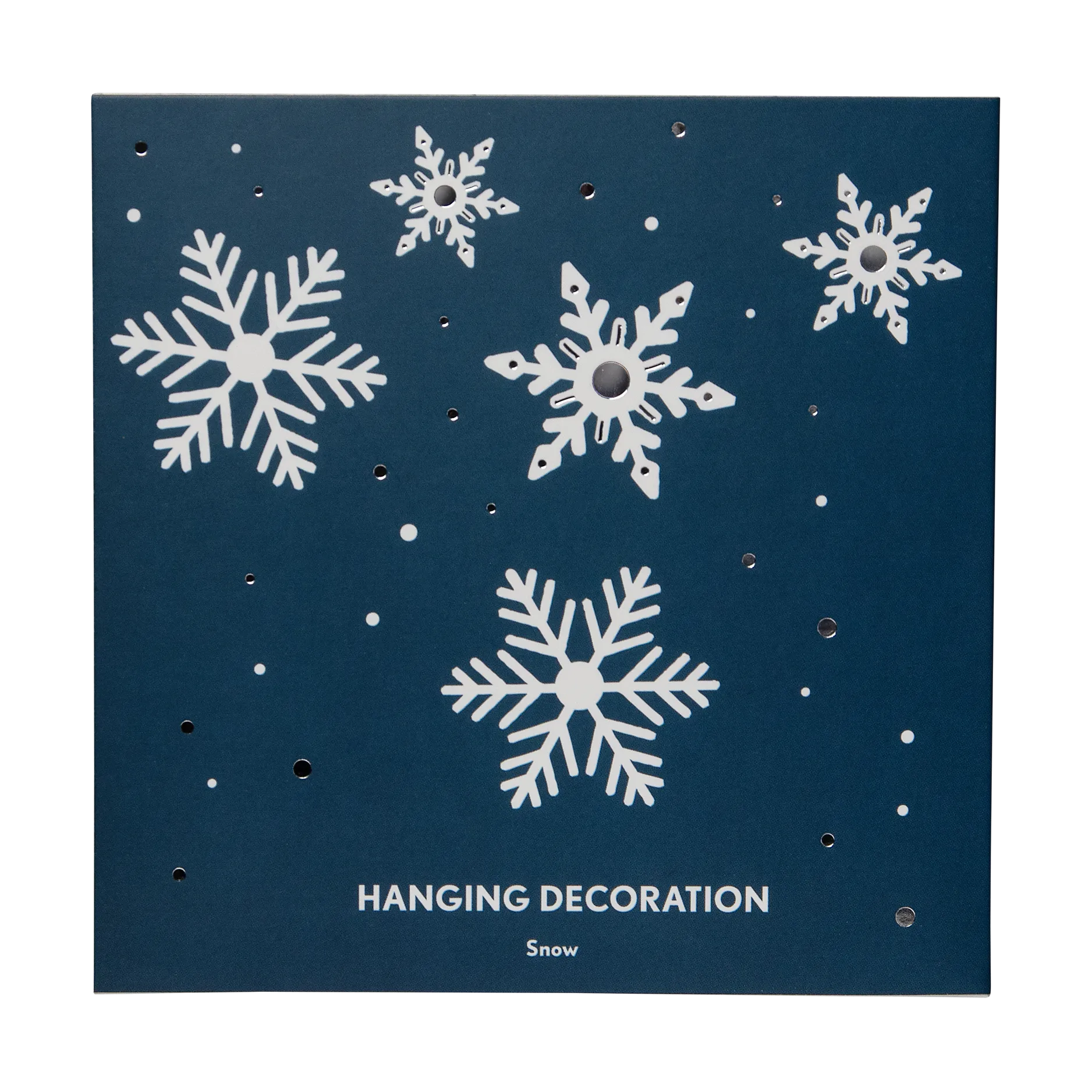 Snow julhänge, Silver Pluto Design