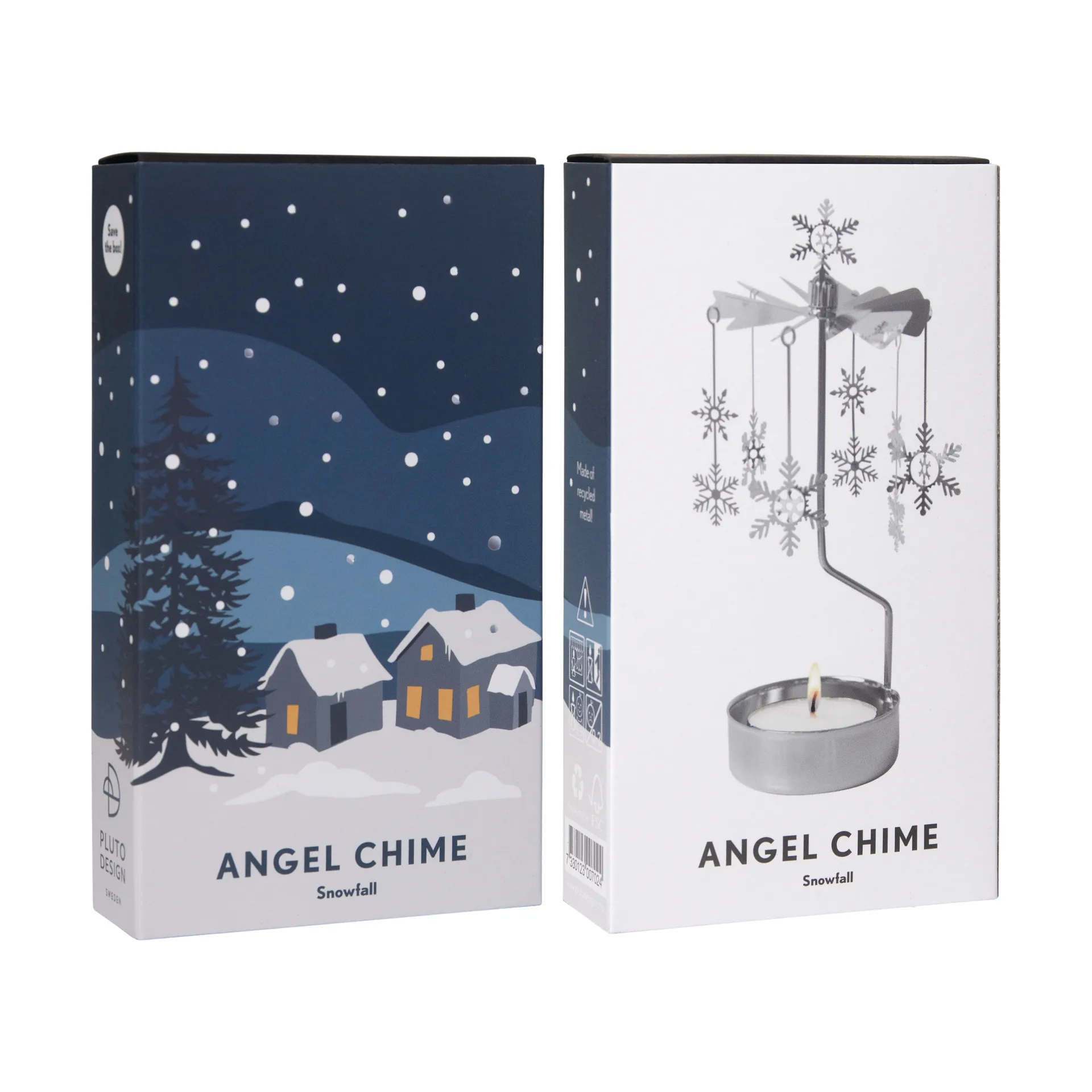 Snowfall änglaspel, Silver Pluto Design