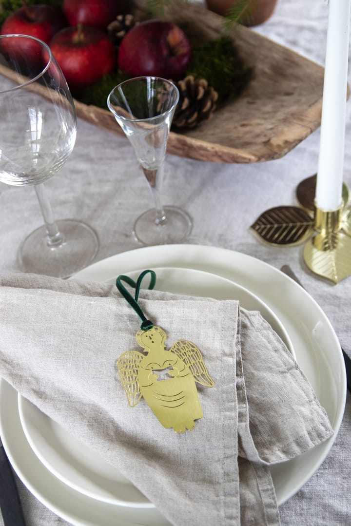 Stig L Gingerbread Angel julgranshänge, Guld Pluto Design