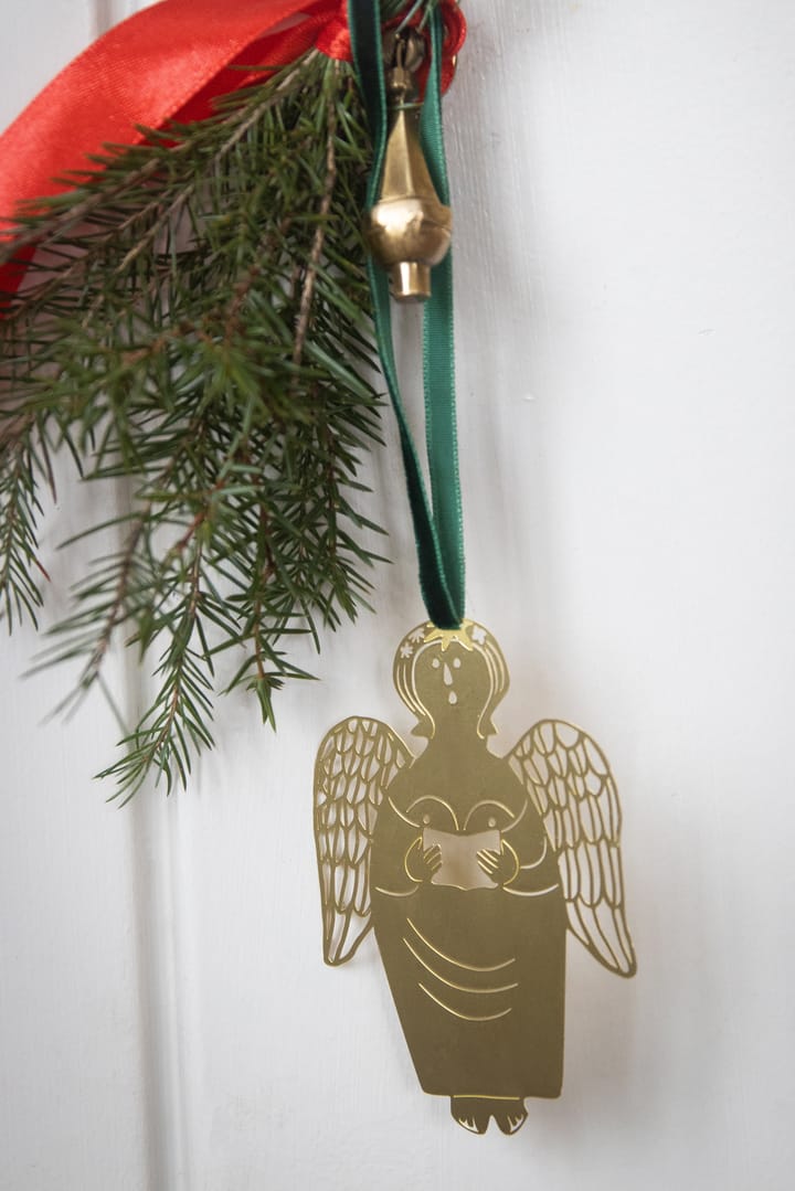Stig L Gingerbread Angel julgranshänge, Guld Pluto Design