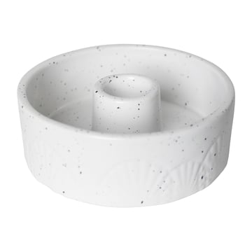 Läs mer om Pluto Design Sun ljusstake keramik Vit-prickig