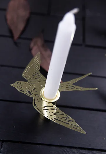 Svalor ljusstake - Guld - Pluto Design