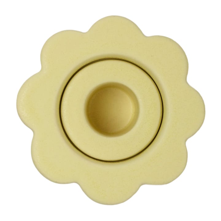 Birgit vas/ljusstake 5 cm, Pale Yellow PotteryJo