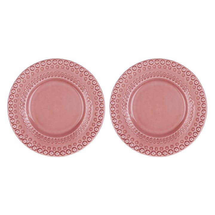 Daisy desserttallrik Ø22 cm 2-pack, Rose (rosa) PotteryJo