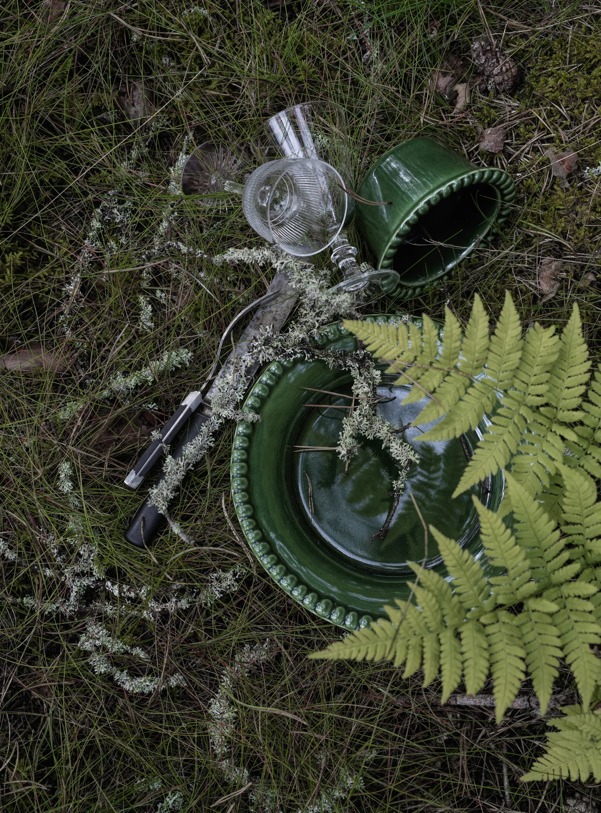 Daria assiett Ø18 cm 2-pack, Moss PotteryJo