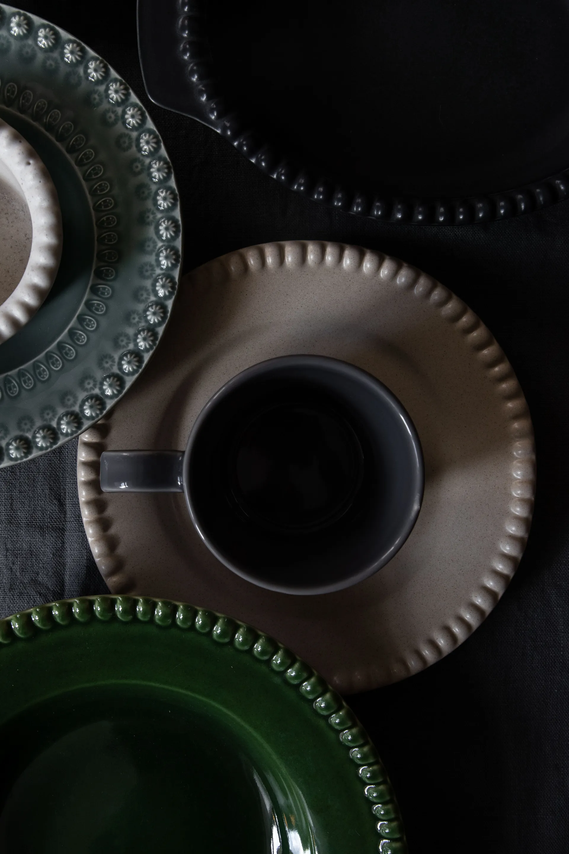 Daria kopp med handtag 2-pack, Clean grey PotteryJo