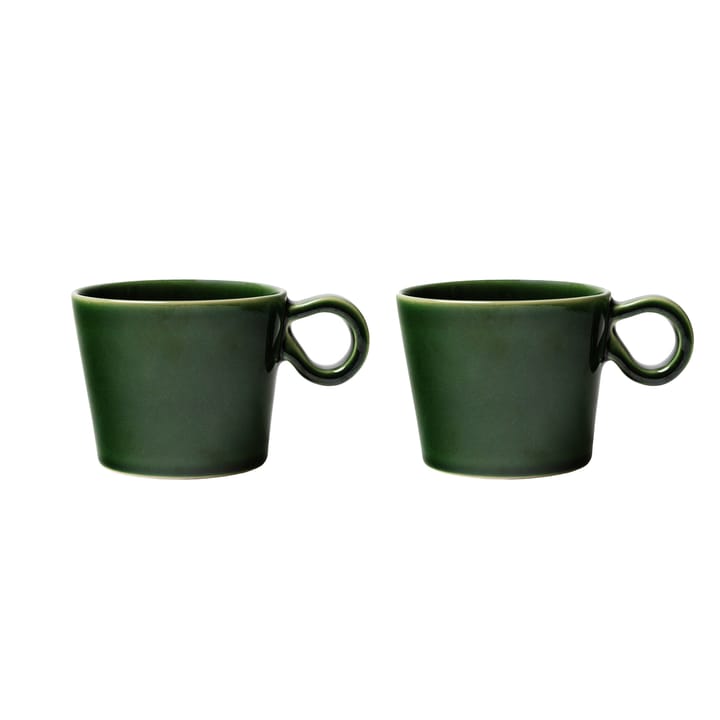 Daria kopp med handtag 2-pack, Moss PotteryJo