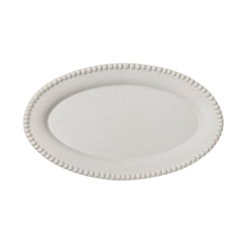 Läs mer om PotteryJo Daria serveringsfat 35 cm stengods Cotton white