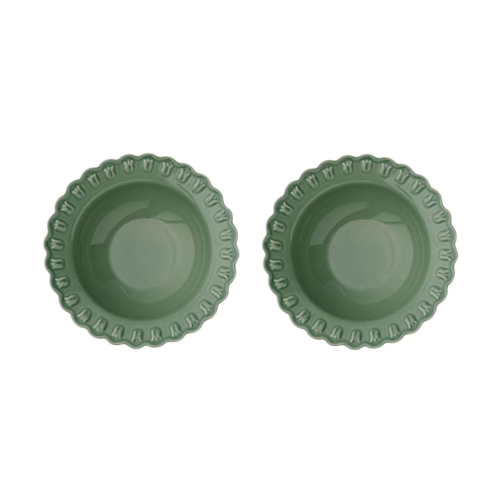 Tulipa djup tallrik Ø23 cm 2-pack, Verona green PotteryJo