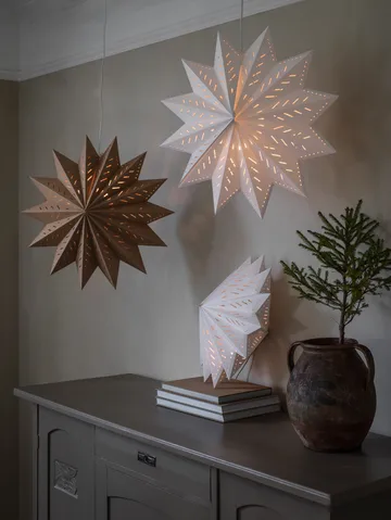 Alfa adventsstjärna brun - Brun, 50 cm - PR Home