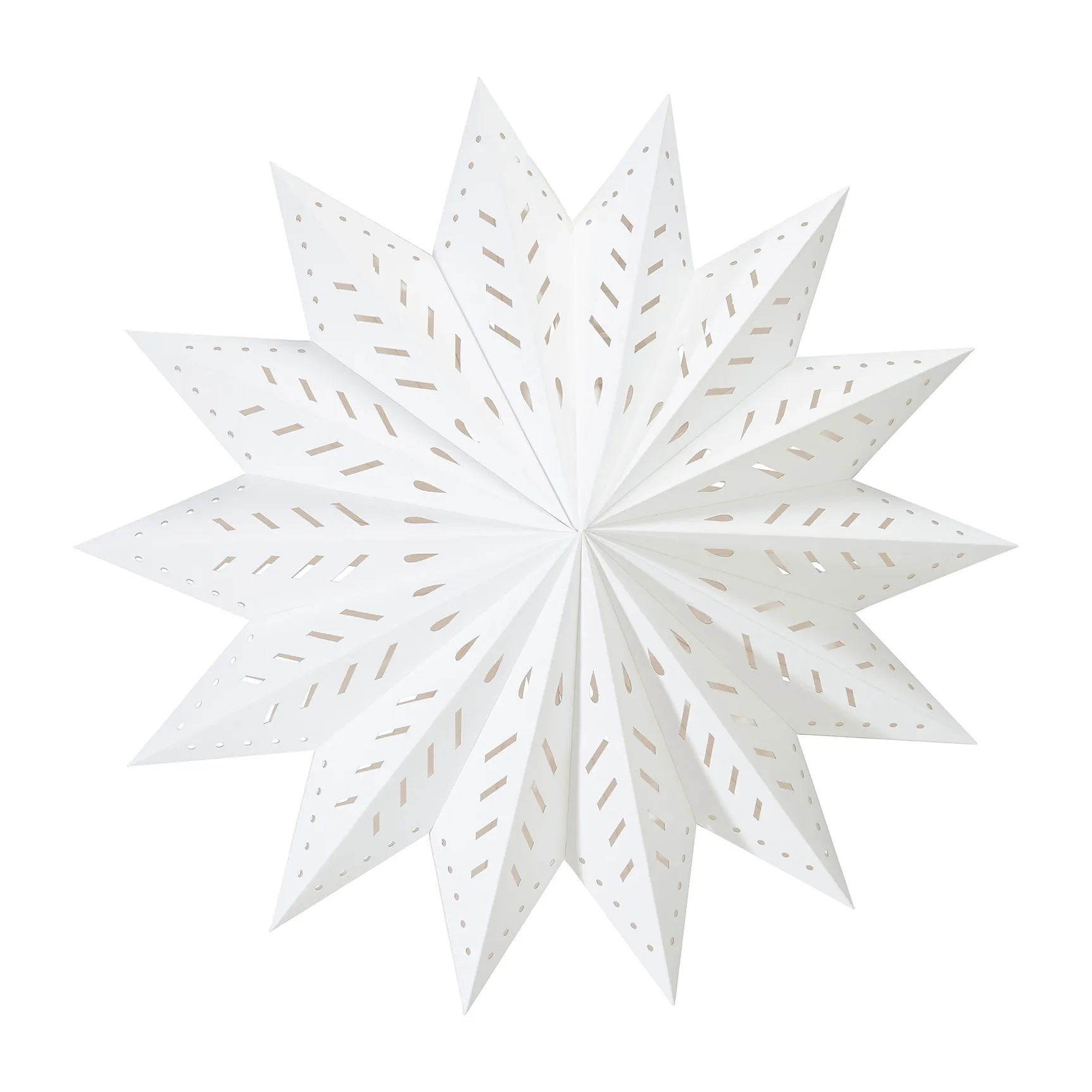 Alfa adventsstjärna vit, 60 cm PR Home