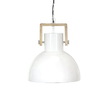 Läs mer om PR Home Ashby single taklampa Ø39 cm White