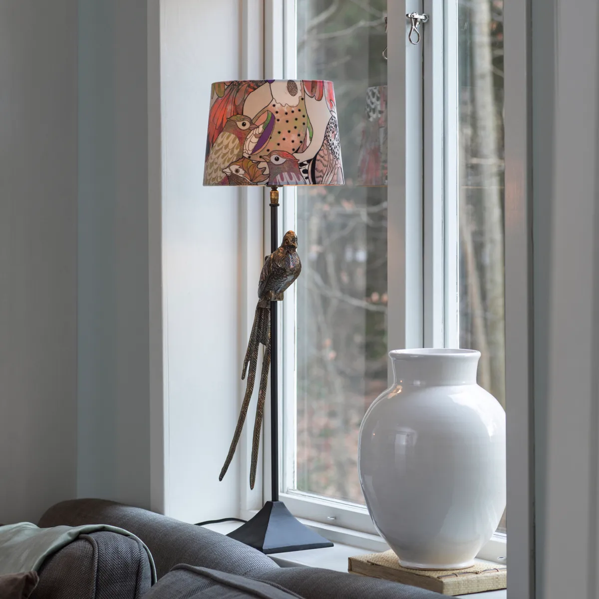 Birdie lampfot 70 cm, Svart-mässing PR Home
