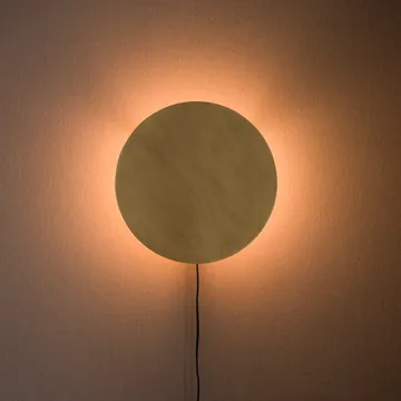 Fullmoon vägglampa Ø35 cm - Pale gold - PR Home