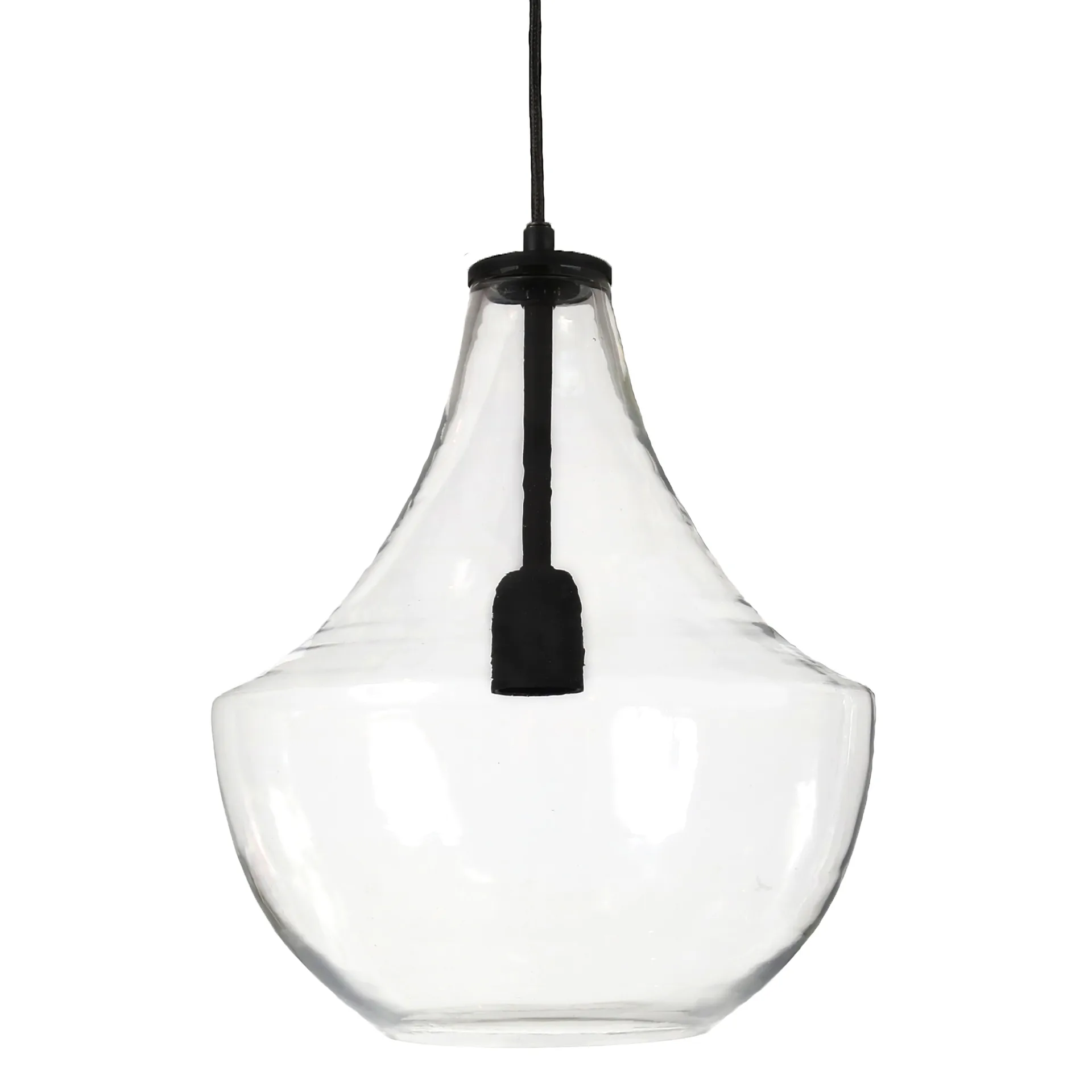 Hamilton taklampa 30 cm, Klar-svart PR Home