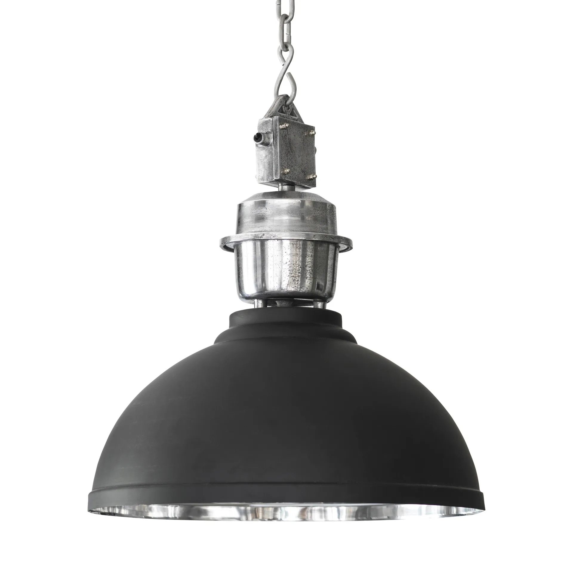 Manchester taklampa Ø52 cm, Svart-silver PR Home