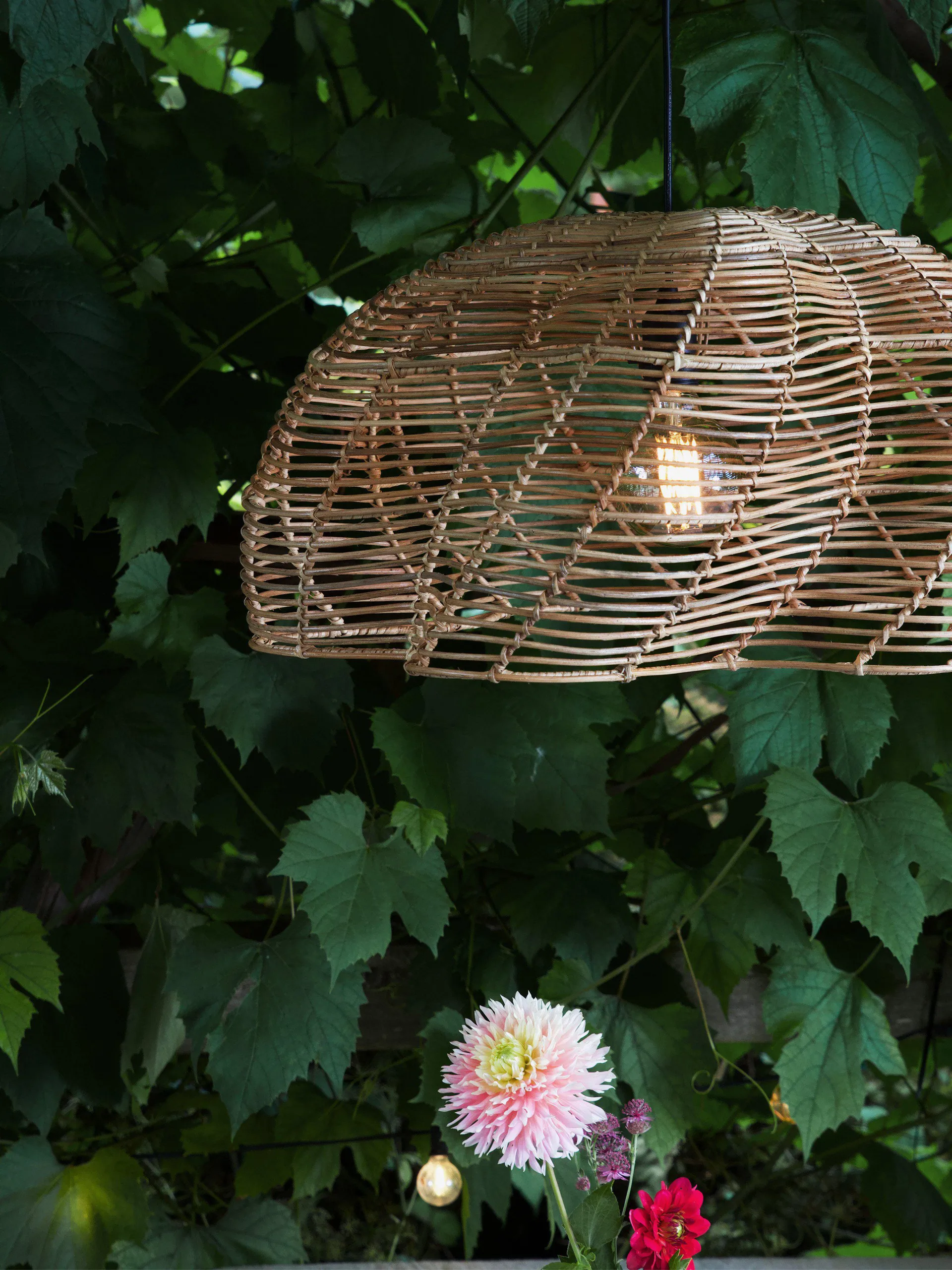 Mayla pendel för utomhusbruk, Natur, Ø53x32 cm PR Home