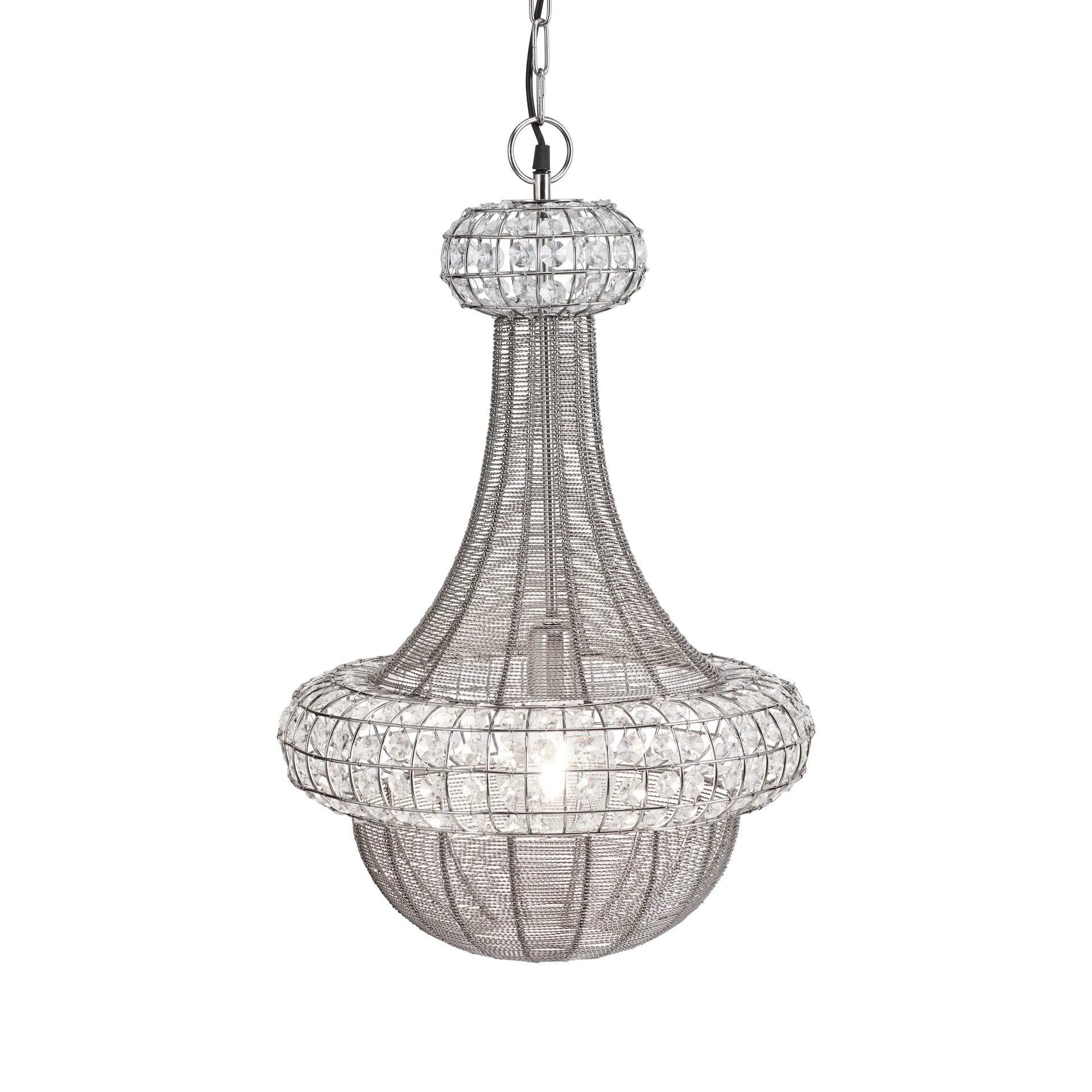 Saba taklampa 42 cm, Silver PR Home
