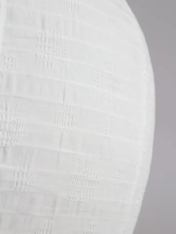 Verona lampskärm - Vit, Ø35x50 cm - PR Home