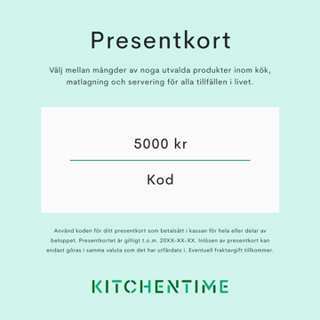 Presentkort Digitalt presentkort 5000 kr