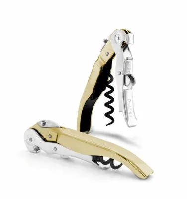 Alternativ bild 0 för Pulltex - Vinöppnare Clickcut Crome Guld