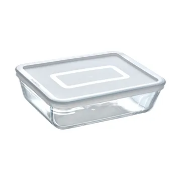 Cook & Freez rektangulärt fat med lock - 24x19x8 cm - Pyrex