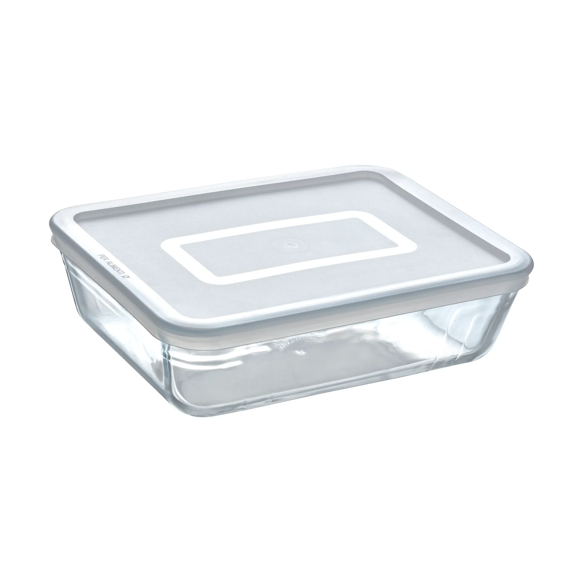 Cook & Freez rektangulärt fat med lock, 27x22x9 cm Pyrex