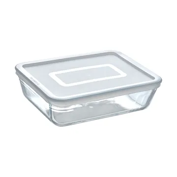 Cook & Freez rektangulärt fat med lock - 27x22x9 cm - Pyrex