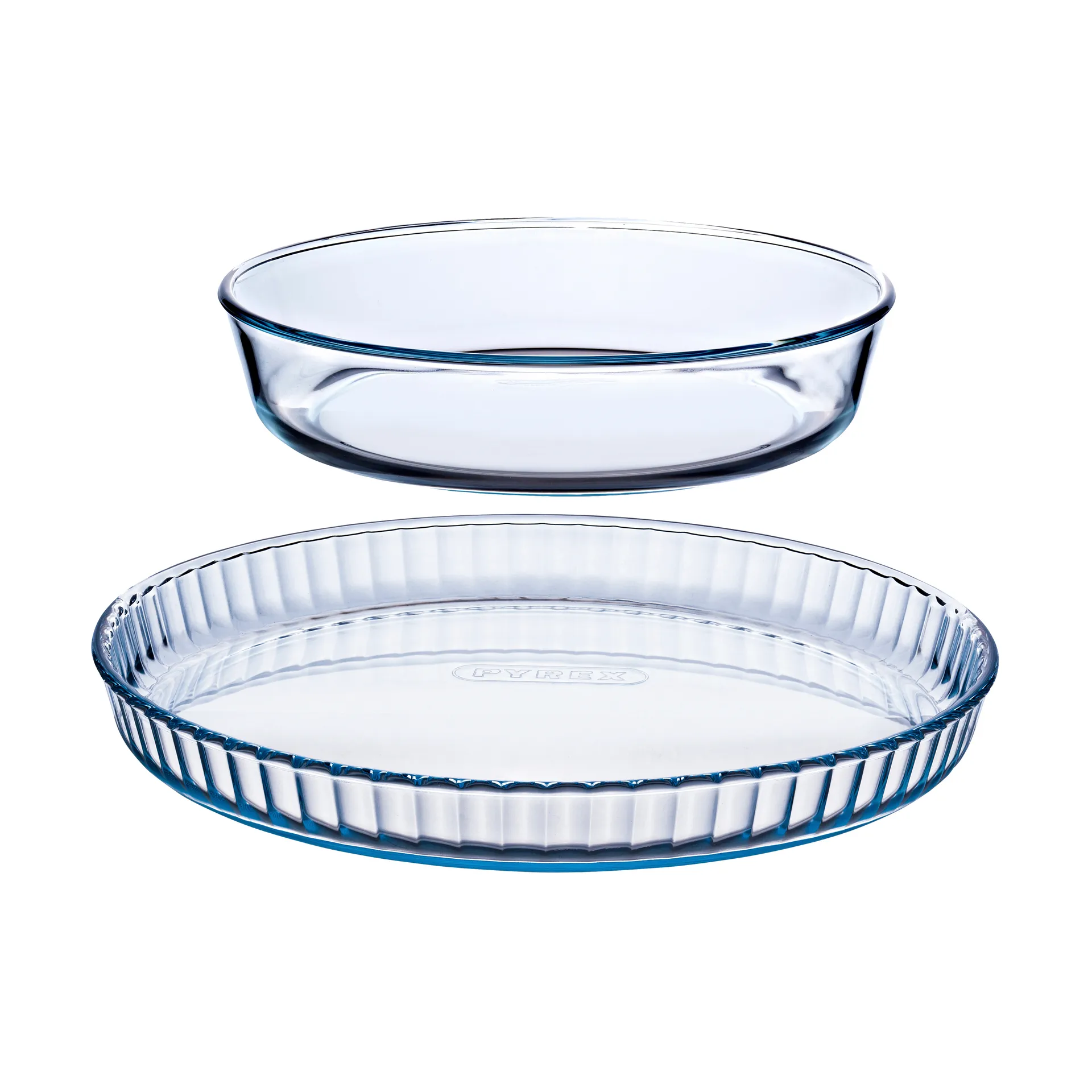 Iconic pajformset borosilikatglas, 2 delar Pyrex