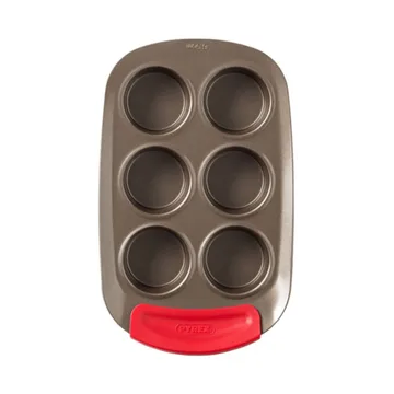 Pyrex Asimetria muffinsform - Silikon, rektangulär, 6 muffins - Pyrex