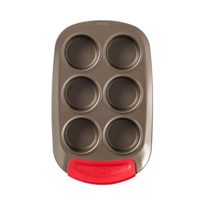 Pyrex Asimetria muffinsform - Silikon, rektangulär, 6 muffins - Pyrex