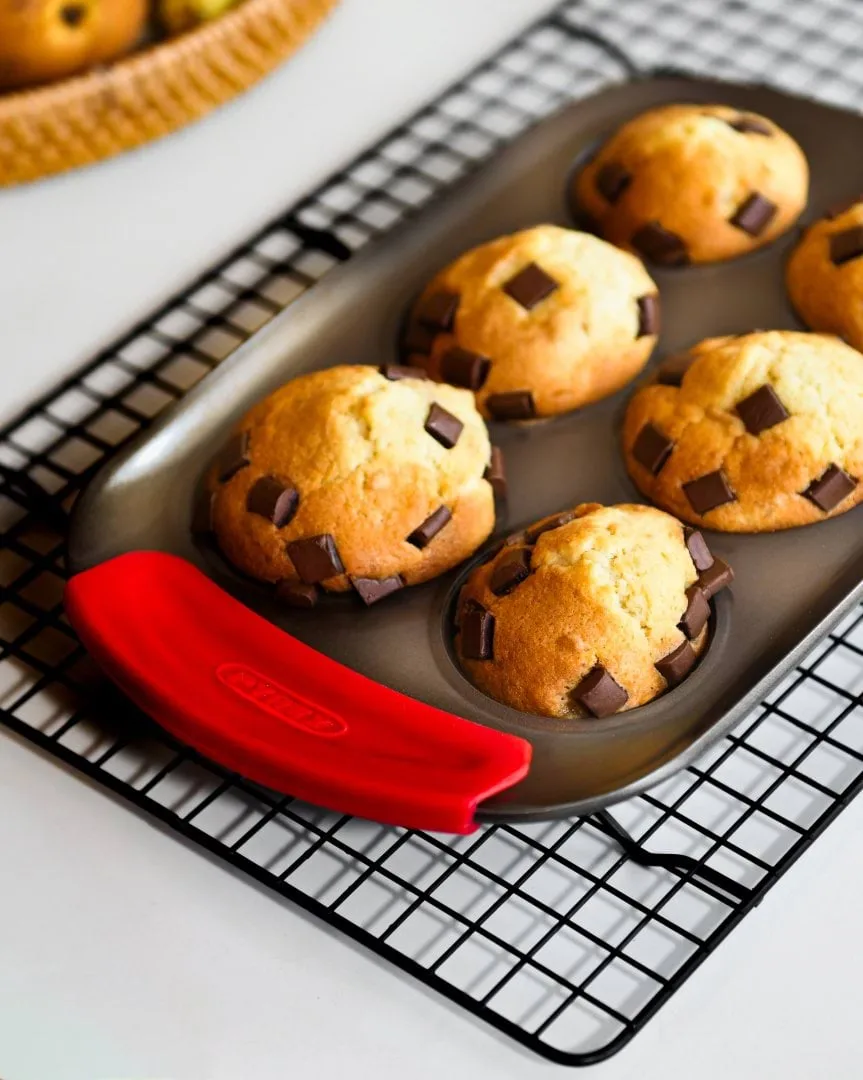 Pyrex Asimetria muffinsform, Silikon, rektangulär, 6 muffins Pyrex