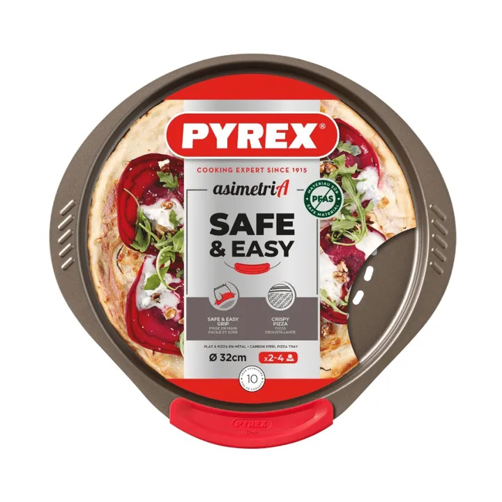 Pyrex Asimetria pizzaplatta - Silikon, rund - Pyrex