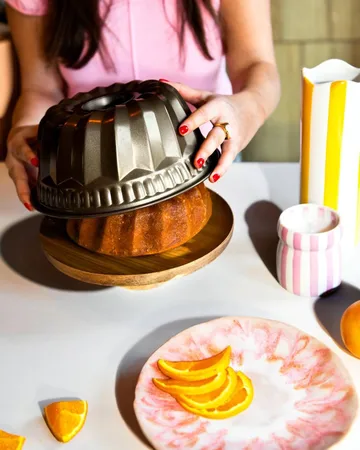 Pyrex Asimetria sockerkaksform - Silikon, rund, Ø22 cm - Pyrex