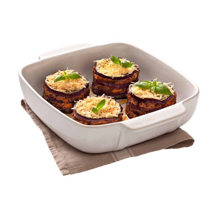 Pyrex kvadrat fat keramik vit, 22x22 cm Pyrex