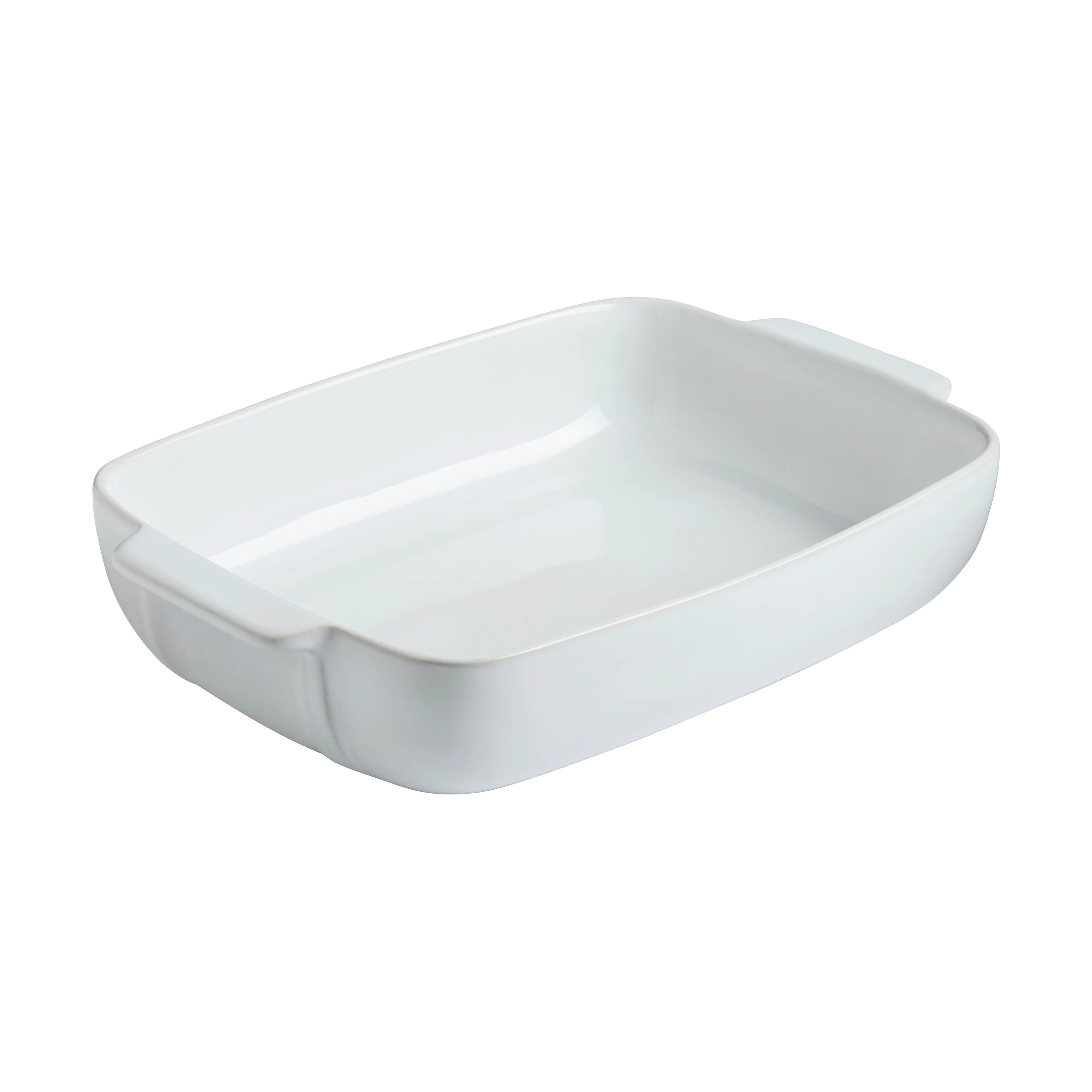 Pyrex rektangulärt fat keramik vit, 30x22 cm