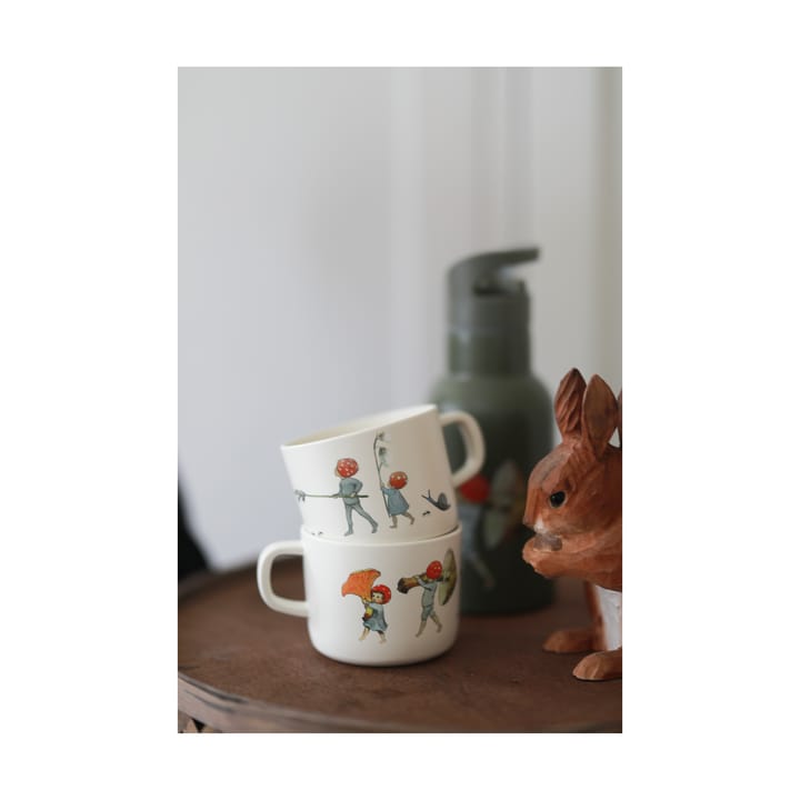 Elsa Beskow Tomtebobarnen mugg 25 cl, Vit Rätt Start