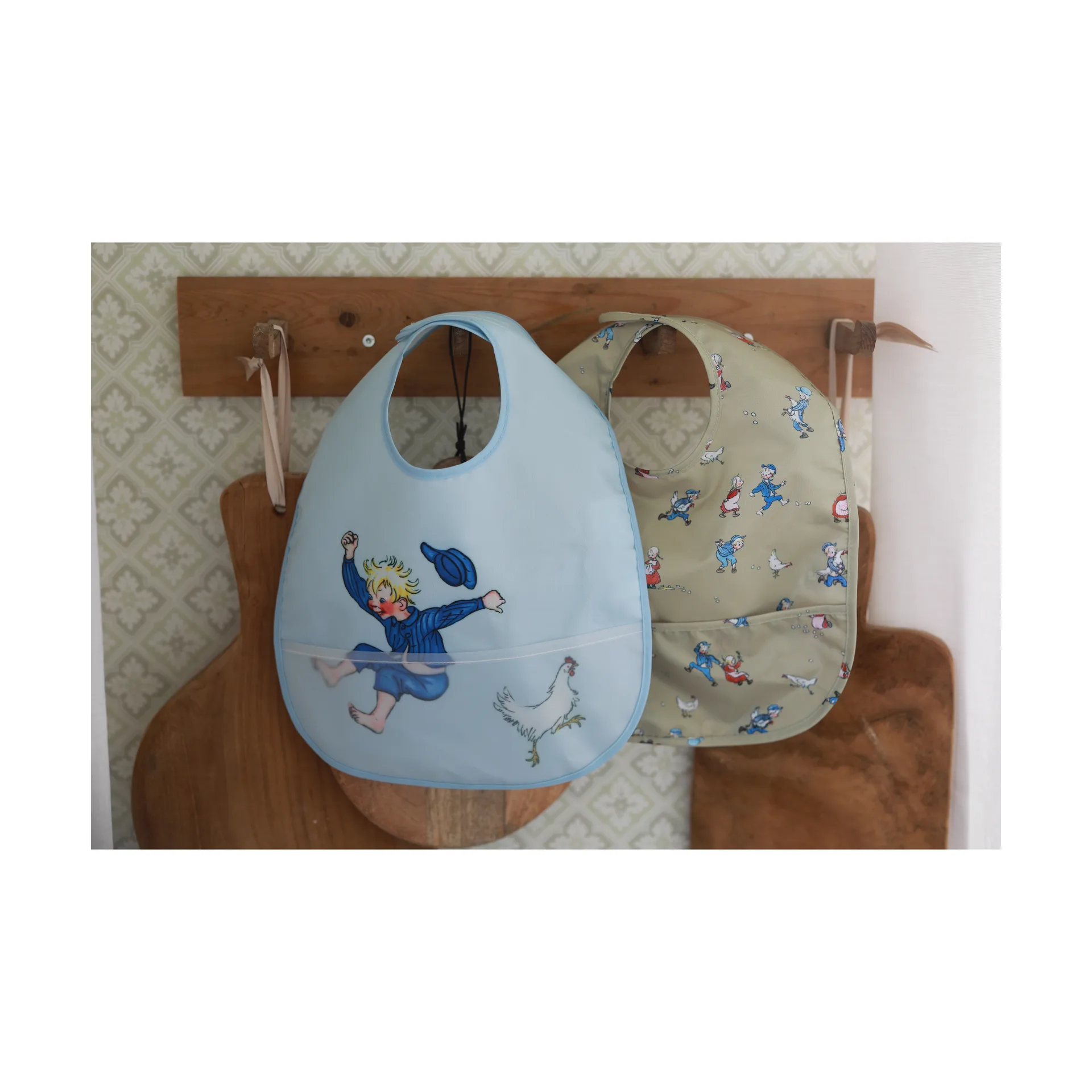 Emil i Lönneberga haklapp 2-pack, Blå Rätt Start