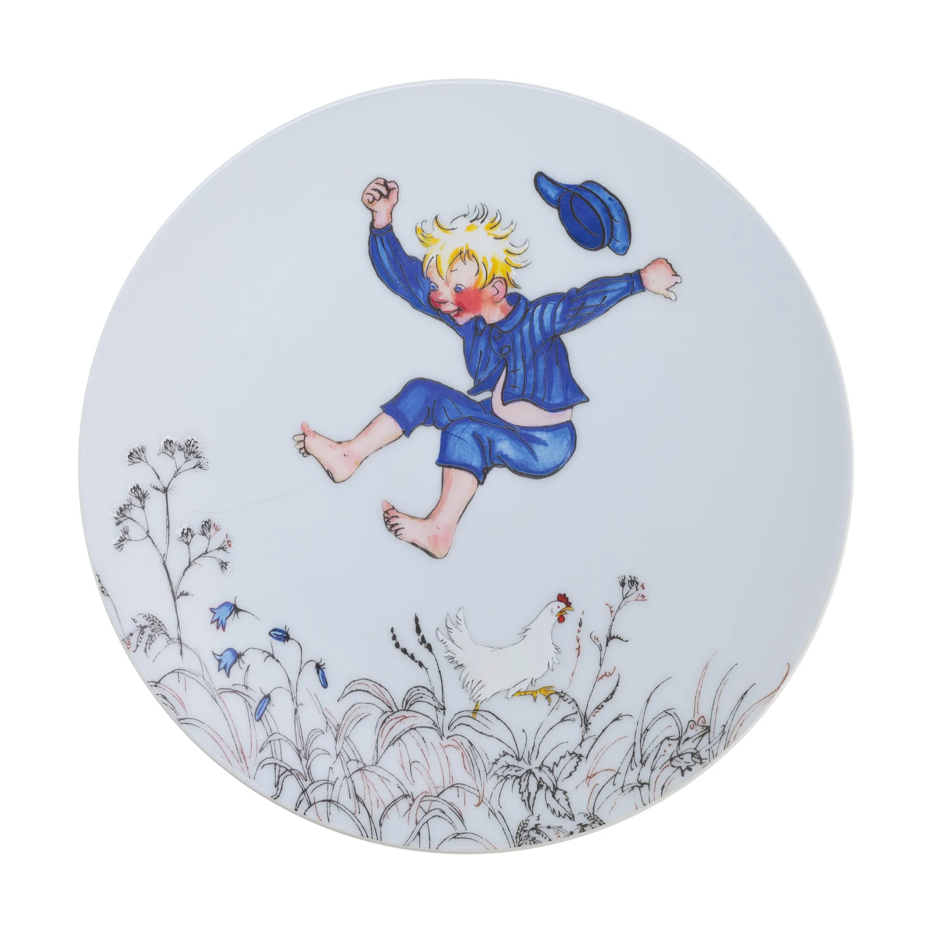 Emil i Lönneberga tallrik Ø20 cm, Ljusblå Rätt Start