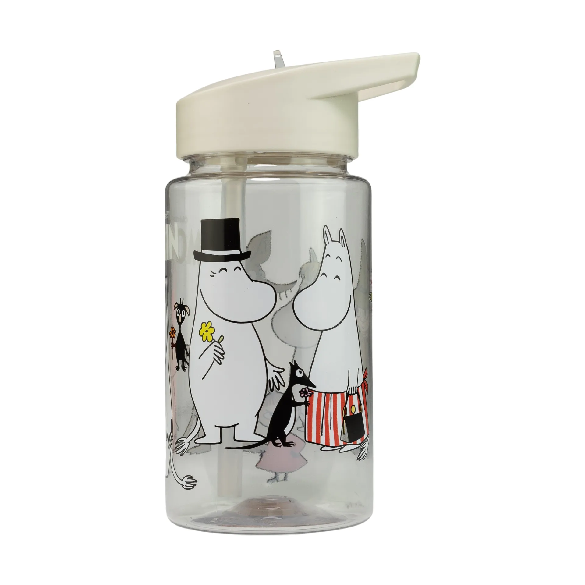 Mumin Familj vattenflaska 55 cl, Vit Rätt Start