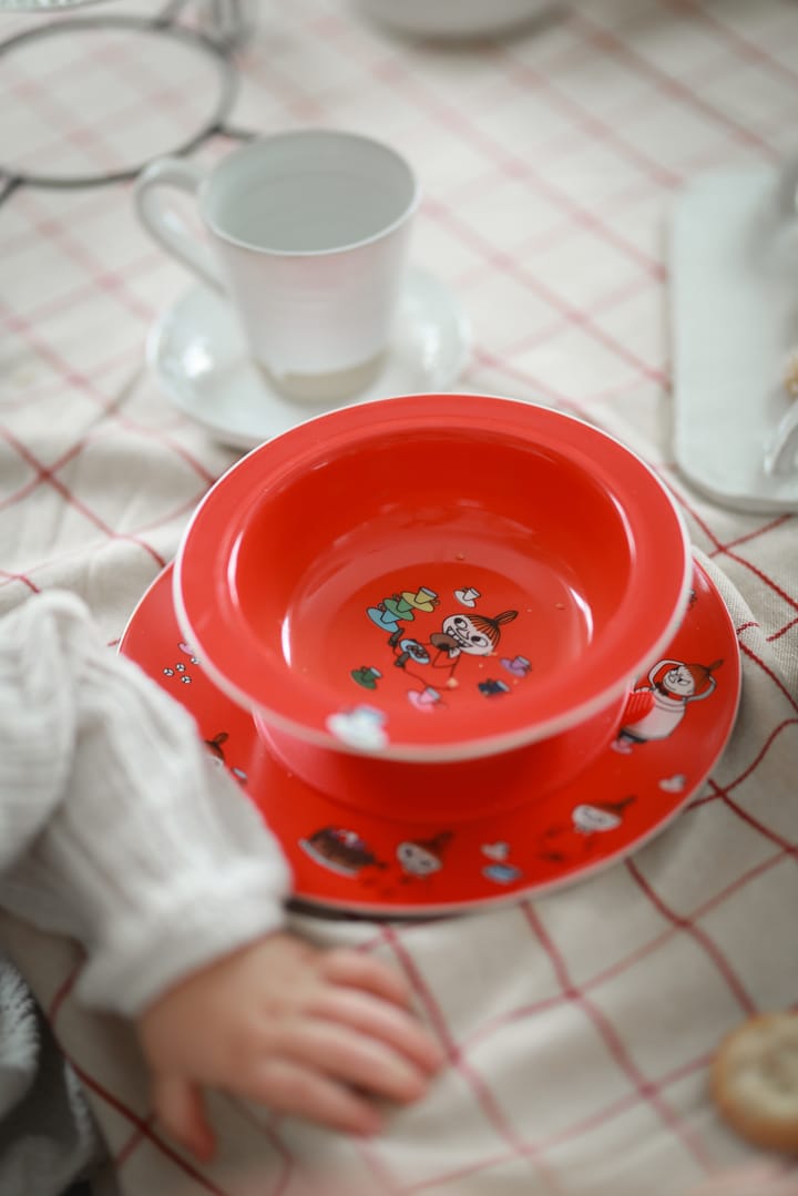 Mumin Lilla My sugkoppstallrik Ø15,5 cm, Röd Rätt Start