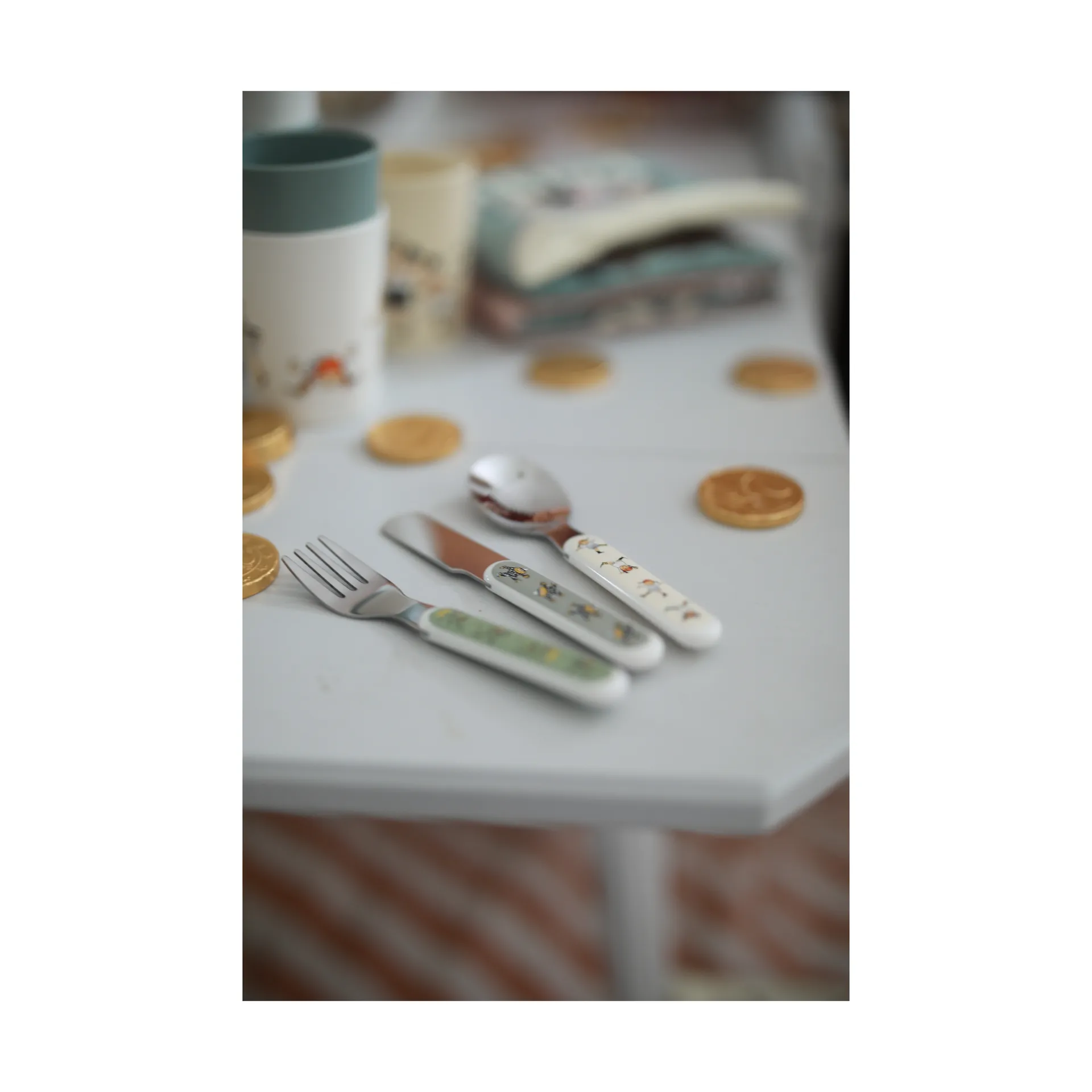 Pippi Cirkus barnbestick 3 delar, Multi Rätt Start