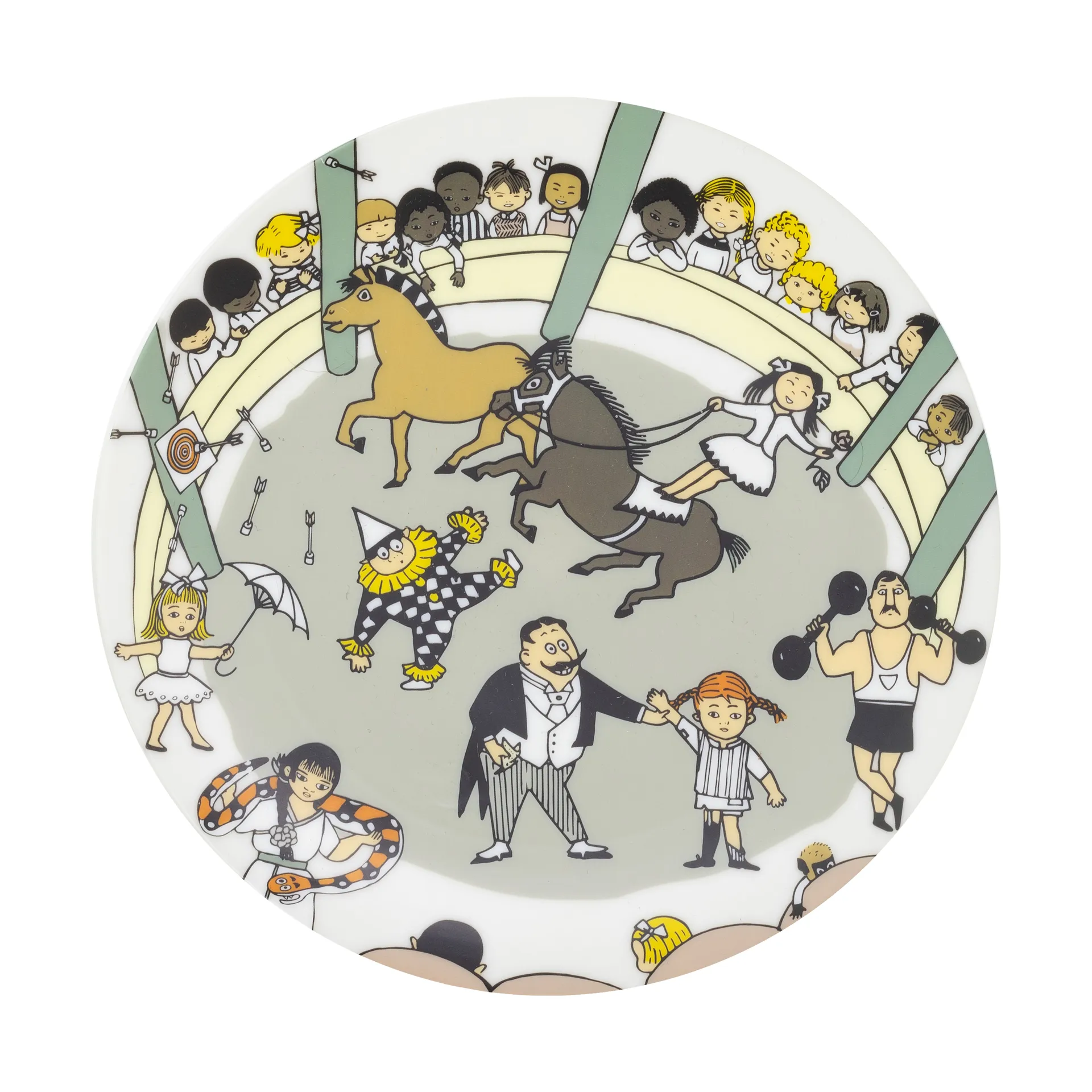 Pippi Cirkus tallrik Ø20 cm, Multi Rätt Start