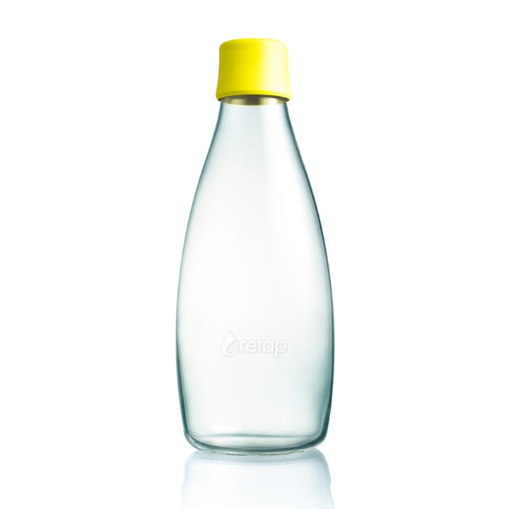 Retap glasflaska 0,8 l - gul - Retap