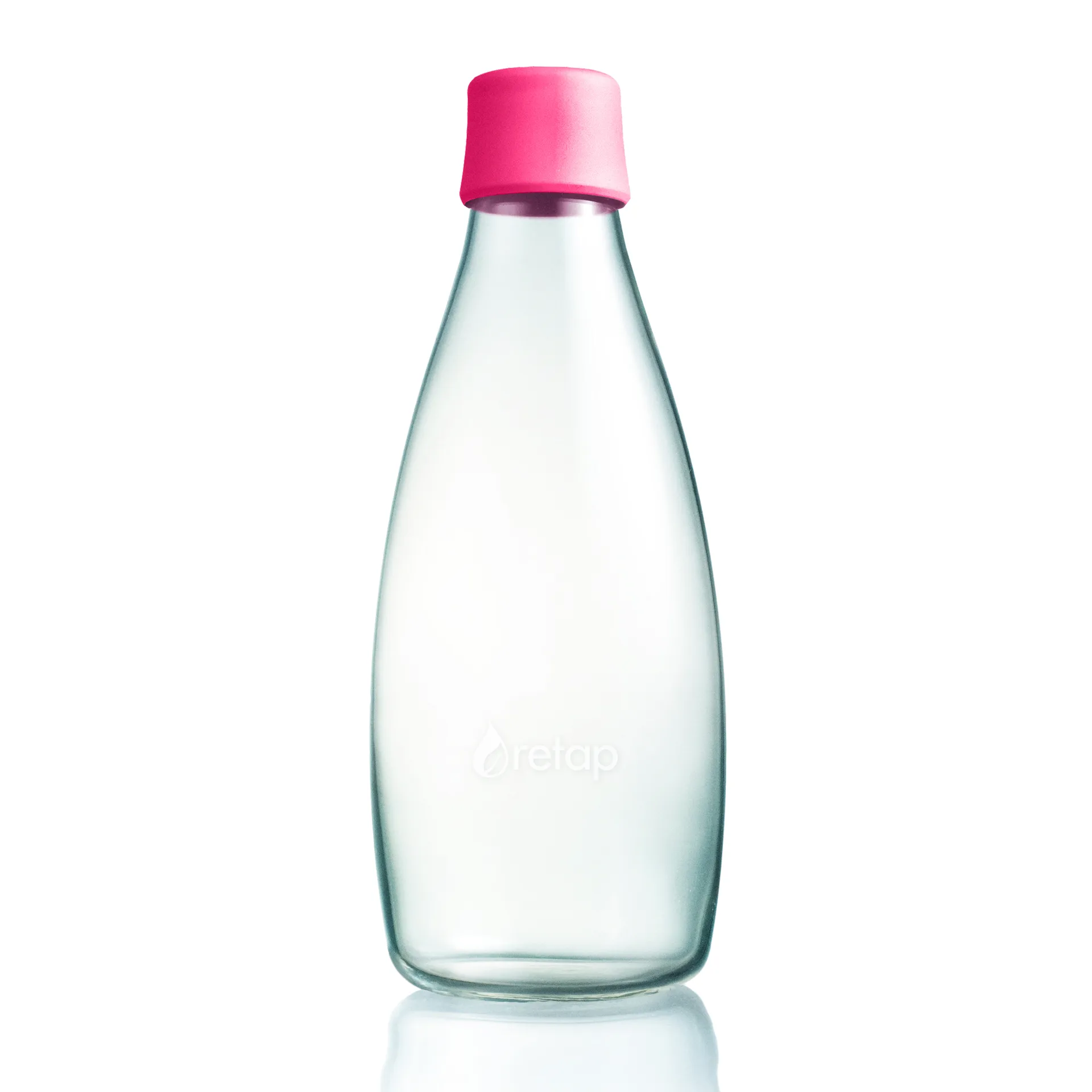 Retap glasflaska 0,8 l, rosa Retap